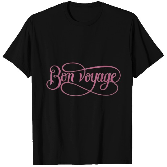 Bon Voyage Typography Design T Shirts