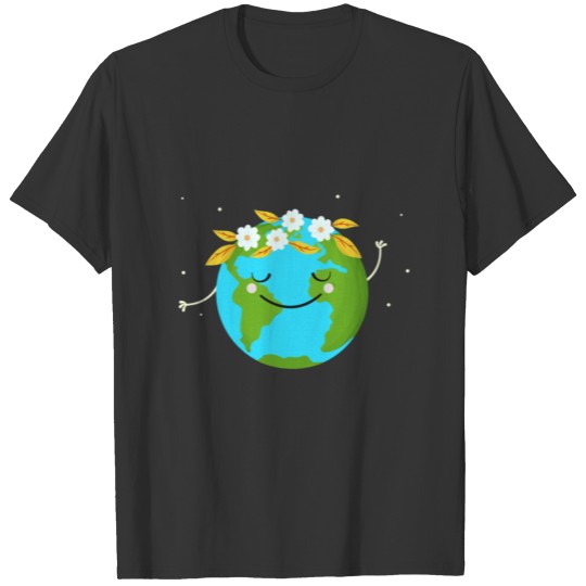 Flower Crown Mother Earth - Earth Day T Shirts