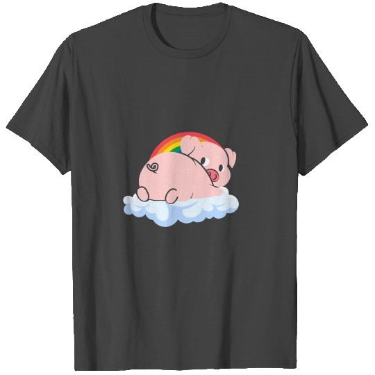 Piglet Cute Butt Showy Animals Gift Idea T Shirts