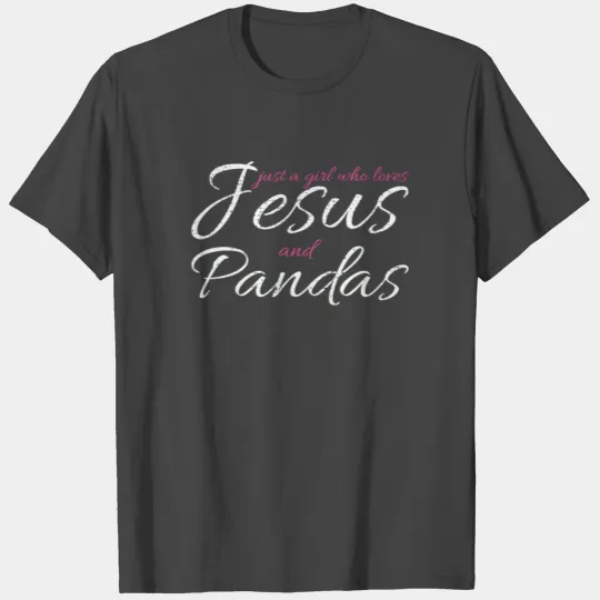 Jesus Panda Christian Catholic T Shirts