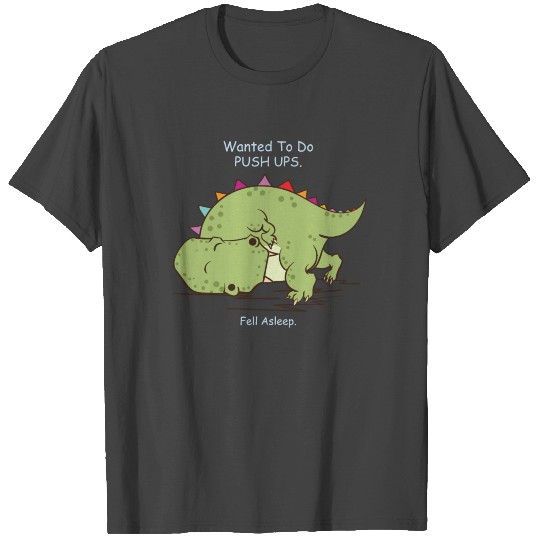 Funny Dinosaur Sports Fitness Push-Postal Service T Shirts