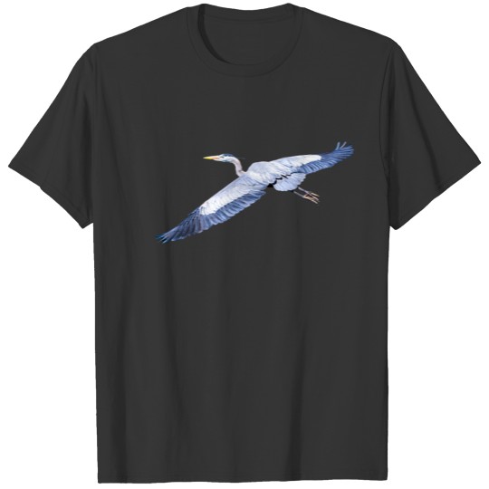 Great Blue Heron, Blue Heron, Bird Flying, Audubon T Shirts