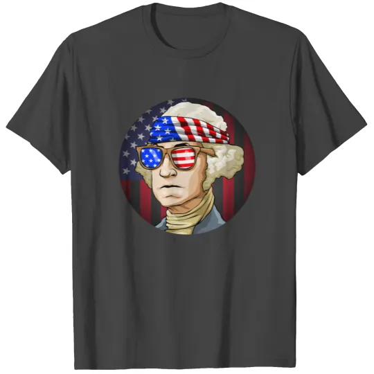 George Washington President on 4th Of July T Shirts