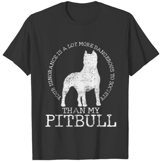 Pitbull Dog Animal T-shirt