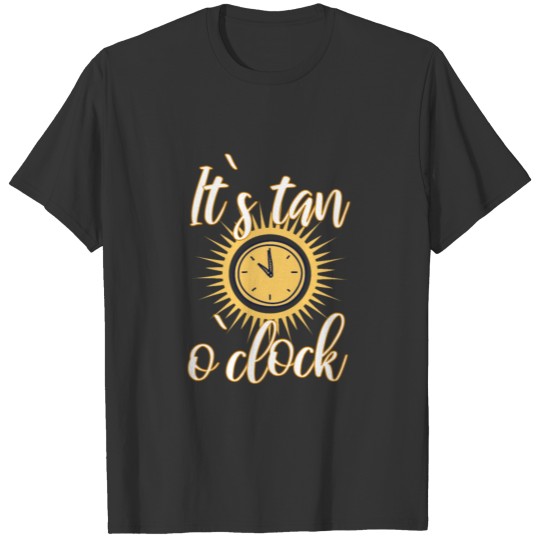 cool summer sun tanning bed gift T Shirts