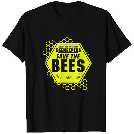 save the bees beekeeper T Shirts