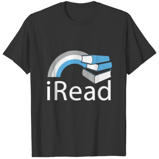 I read book nerd slogan T-shirt