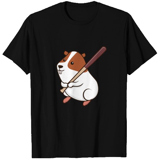 Guinea Pig Hamster Baseball T Shirts