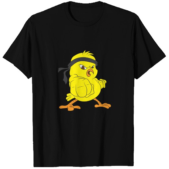 Karate chicken bird T Shirts