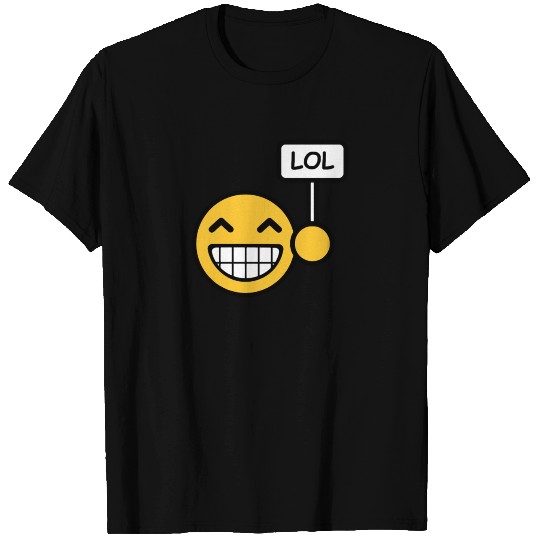 LOL Smiley Face funny T Shirts