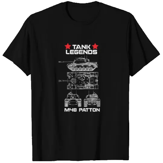 M48 Patton Tank legend World War 2 T Shirts