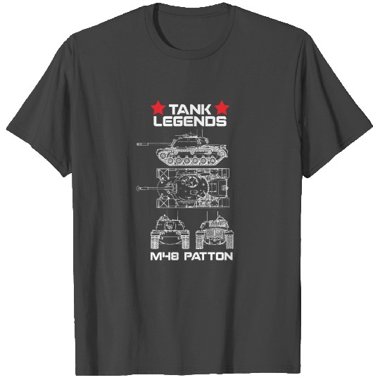 M48 Patton Tank legend World War 2 T Shirts