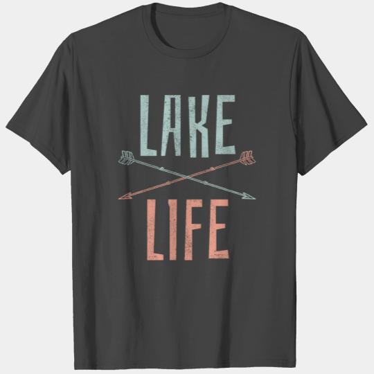 Lake Life - Vintage Summer Sailing Boating Gift T Shirts