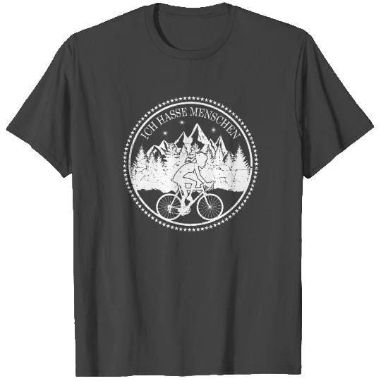 I hate people German Bicycle Mountainbike Gift T Shirts