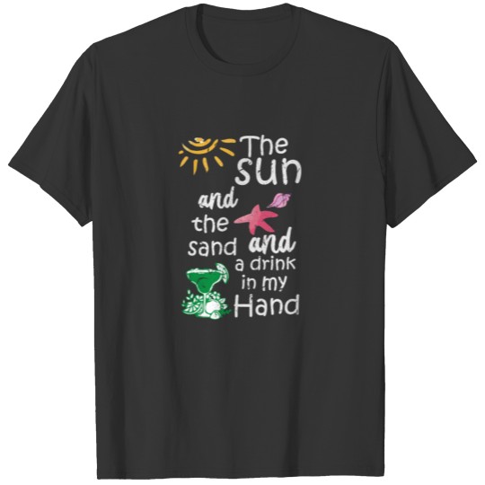 Slippers shells and starfish shirt T-shirt