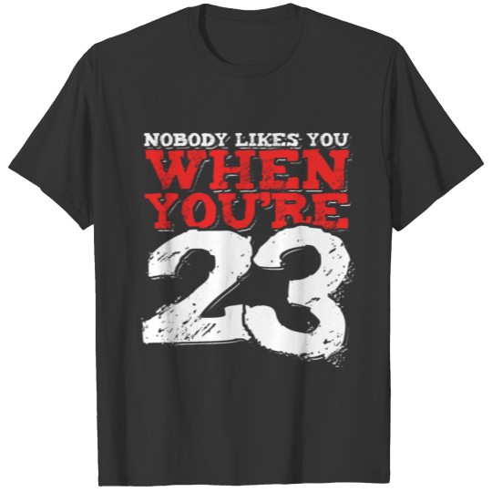 Celebration 23 Years 23rd Birthday Gift T-shirt