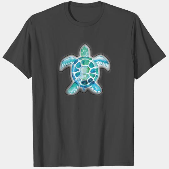 Watercolor Sea Turtle T Shirts