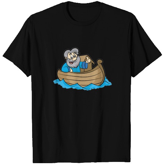CAPTAIN NOAH Ark Bibel Christian Believer Present T Shirts