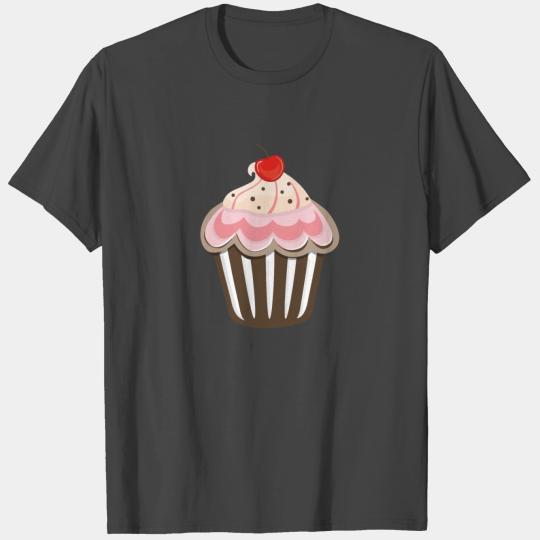 Chocolate Cherry CupCake funny T Shirts