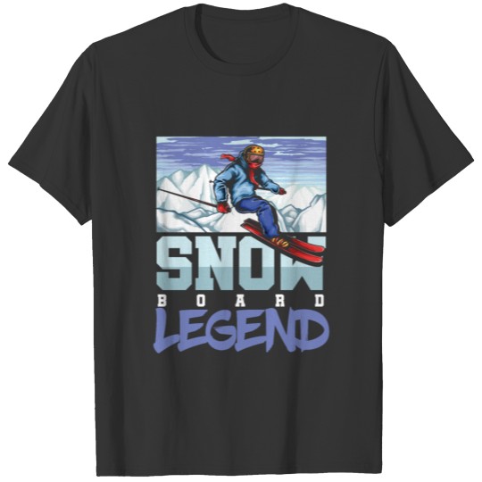 Snowboard Legend Sledding Snowboards T-shirt