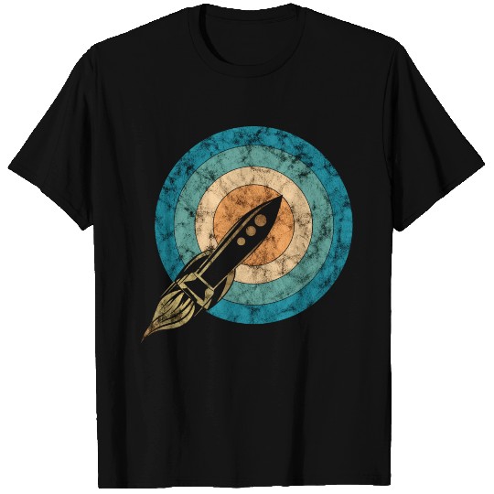 Rocket Sun Mars Space Ship T Shirts