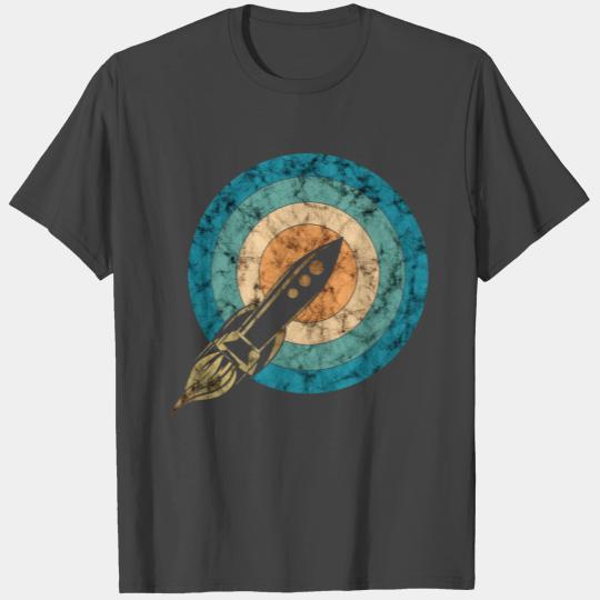 Rocket Sun Mars Space Ship T Shirts