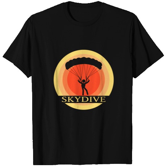 Skydiving Skydive Skydiver Parachute Base Jump T Shirts