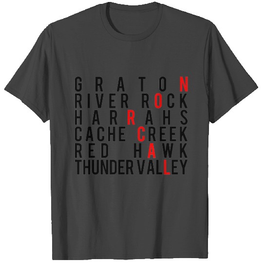 NorCal casinos T Shirts