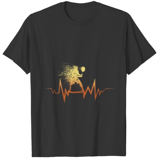 badminton heartbeat crewneck sweatshirt badminton T-shirt