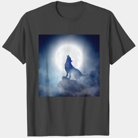 Howling Wolf Mug T Shirts