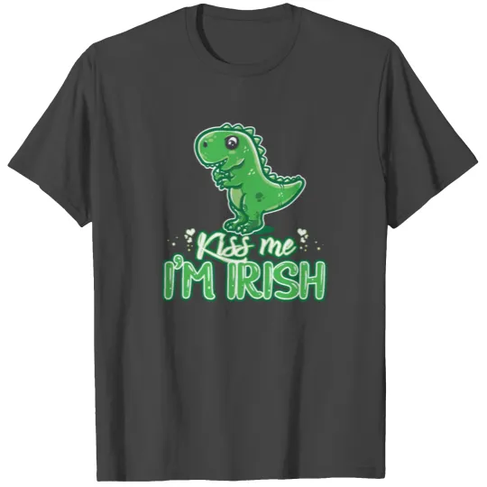Funny St Patricks day dino print - perfect outfit T Shirts