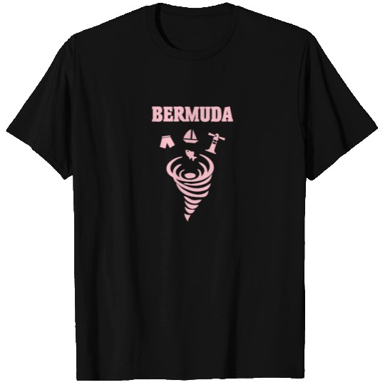 Bermuda Hurricane Throwing Icons from Top Dark T Shirts