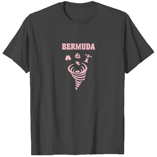 Bermuda Hurricane Throwing Icons from Top Dark T Shirts