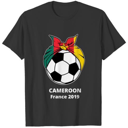 Cameroon Womens Soccer Kit France 2019 Girls T-shirt