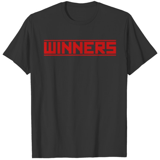 winners friends red bars logo cool winner stars wi T Shirts