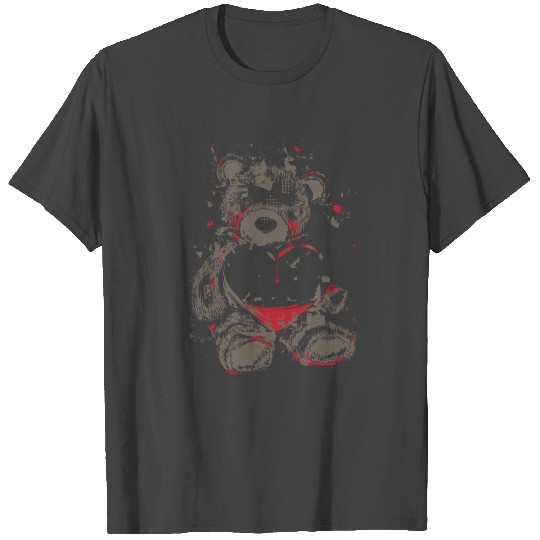 Bloody Tears Crying Teddy Bear T Shirts