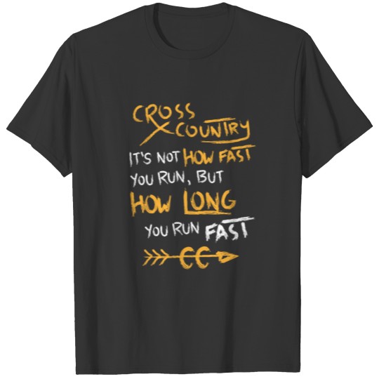 Cross Country Running Runner CC XC Gift Idea T-shirt