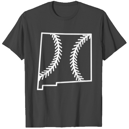 New Mexico Baseball USA State Pride T Shirts