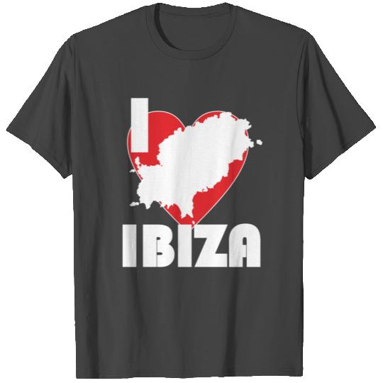 I love Ibiza, the heart of the blue Mediterranean T Shirts