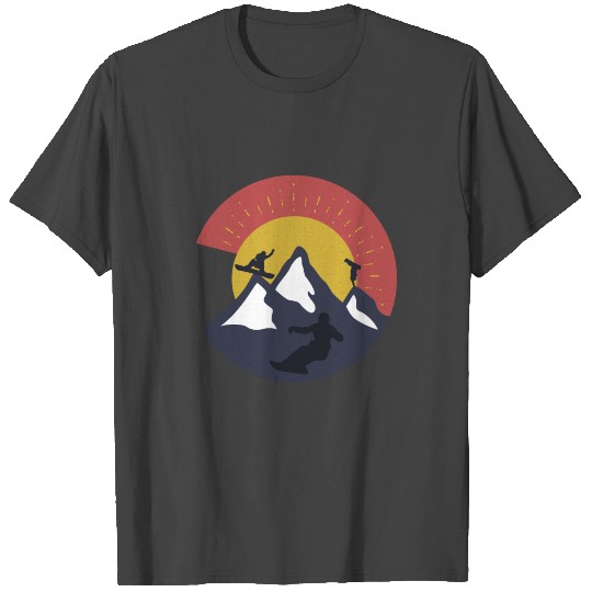 Snowboard Snowboarders Snowboarding Mountain T Shirts