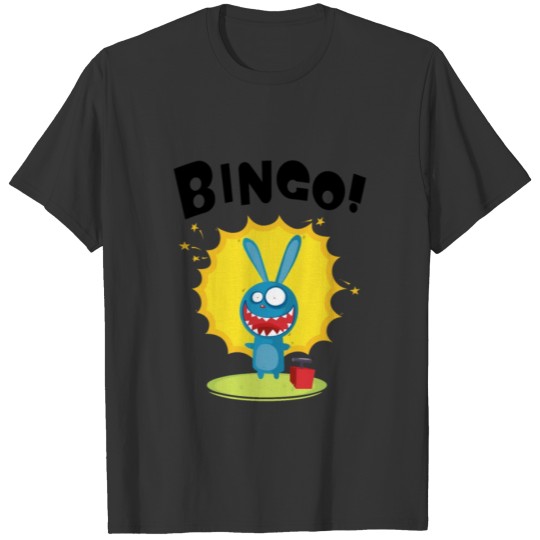 Bunny, Rabbit, Halloween, Bingo T-shirt