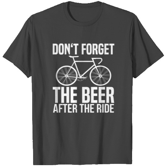 bicycle tour bike racing bike beer cycling bike T Shirts