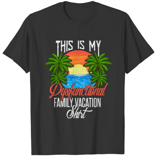 Family Vacation Funny Beach Holiday Sun Carribean T Shirts