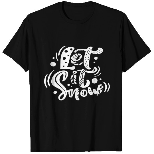 Let It Snow In Scandinavian Style T Shirts