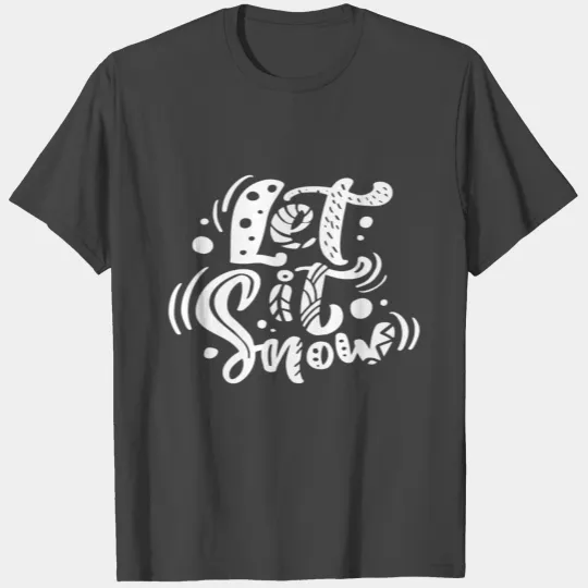 Let It Snow In Scandinavian Style T Shirts