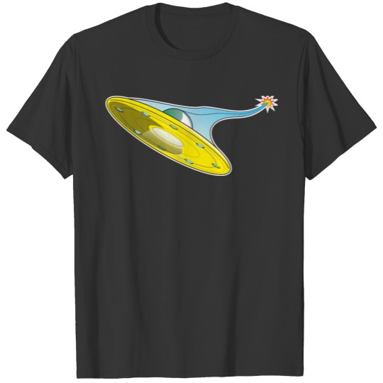 UFO flying saucer for extraterrestrials T-shirt