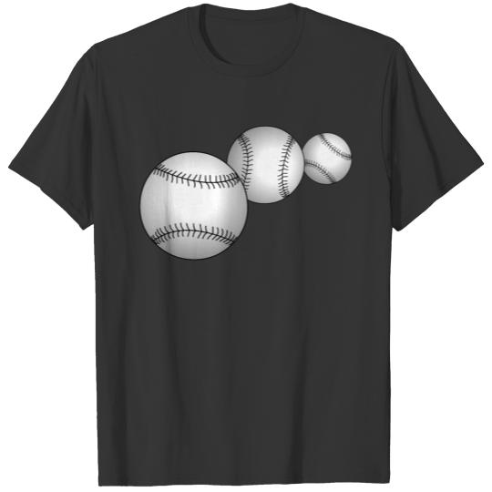 Three Baseballs T Shirts