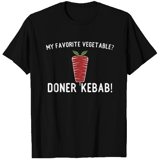 My Favourite Vegetable Doner Kebab Gift Idea T Shirts