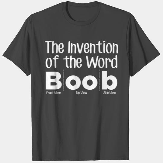 Boob Top Front Side View Boobies Funny Gift T Shirts