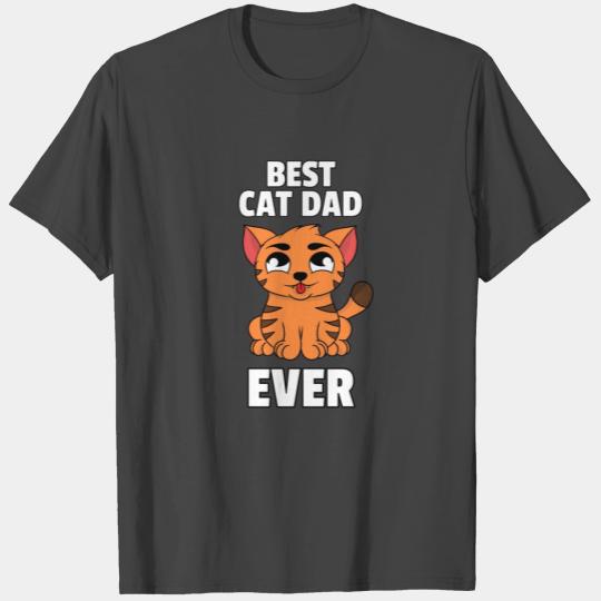 Cat Kitten Sweet Funny Maine Coon Gift Dad Papa T Shirts